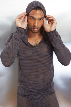 Andres Velasco Taupe Begi Slub Tunic thumbnail 2