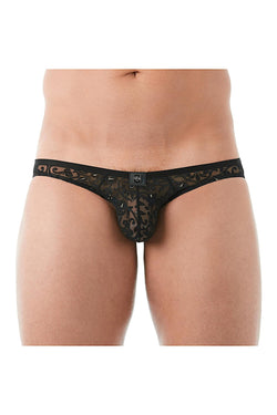 Gregg Homme Floral Burnout Rococo Mesh Brief thumbnail 2