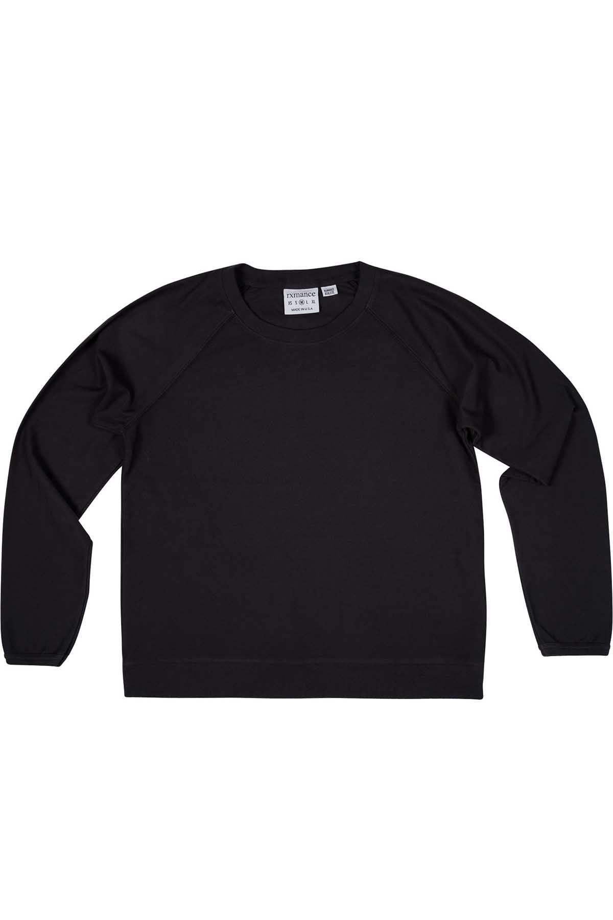 Rxmance Unisex Phantom Black Crew Neck Sweatshirt
