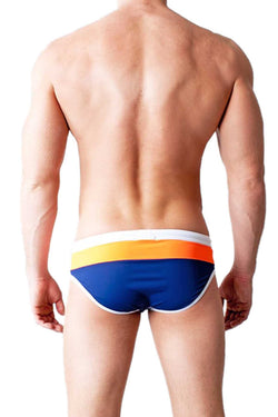 Timoteo Orange Pacific Sunrise Swim Brief thumbnail 3