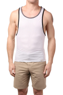 Gigo White Fresh Tank Top thumbnail 1