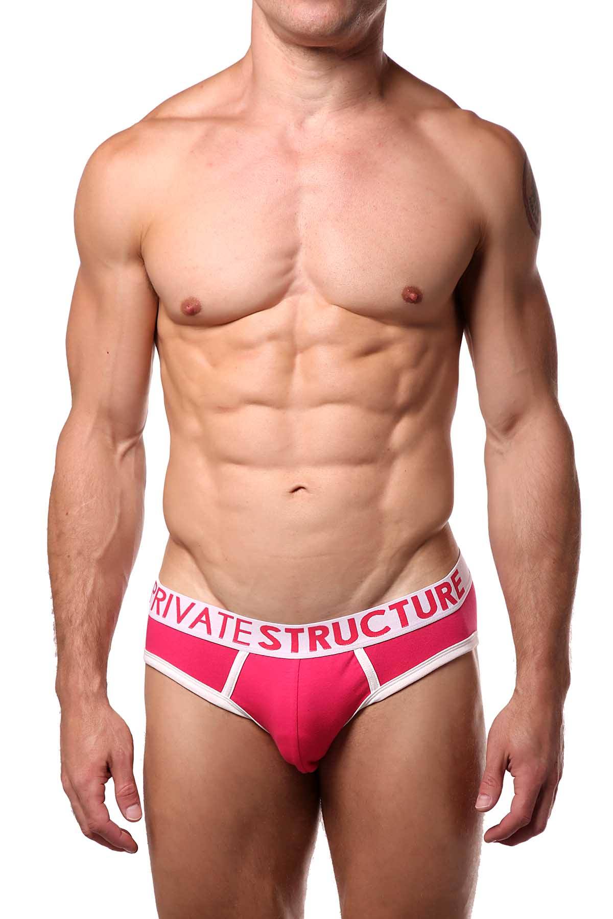 Private Structure Bright-Magenta Brief