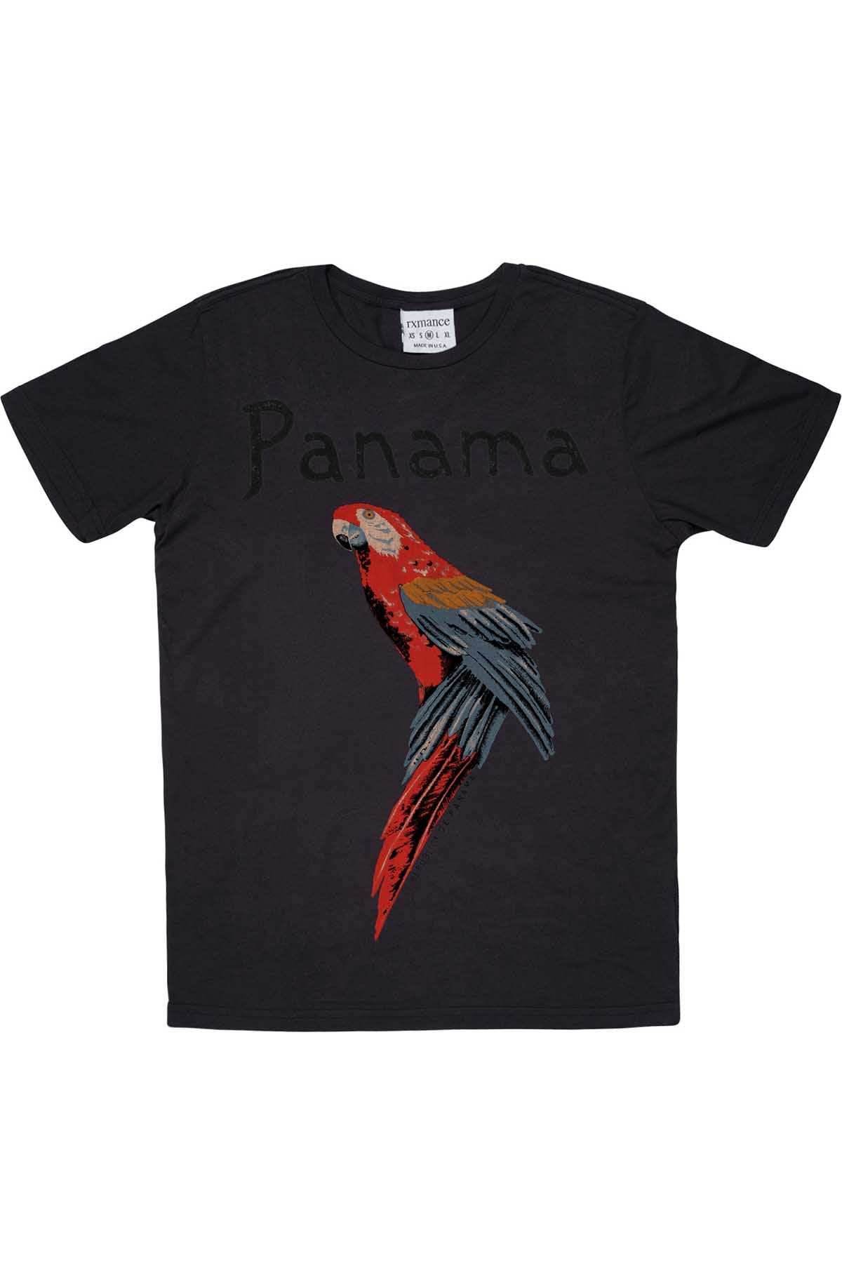 Rxmance Black Parrot Crew Tee