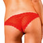 Baci Red French Cut Heart Mesh Bikini
