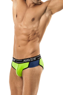 Manview Green Cotton Calor Brief thumbnail 2