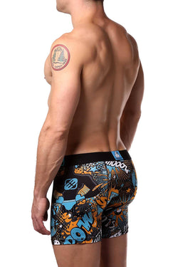 Freegun Black, Blue & Orange Slurp Boxer Brief thumbnail 2