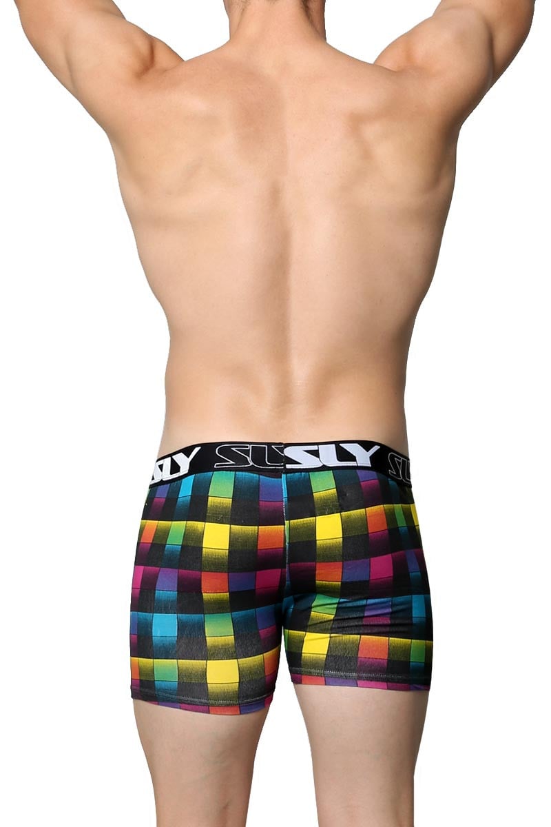 Sly Hyper Plaid Boxer Brief