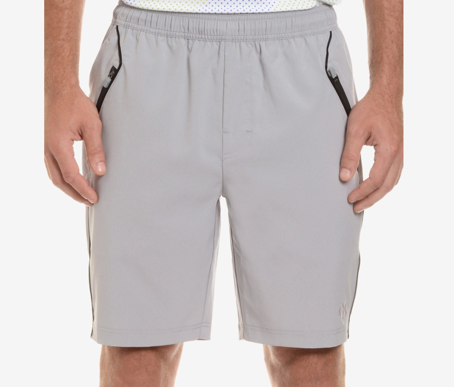 2(X)IST Grey Trainer-Tech Mesh Lined Short