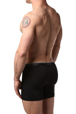 2(X)IST Black/Grey Stretch No-Show Boxer Brief 2-Pack thumbnail 4