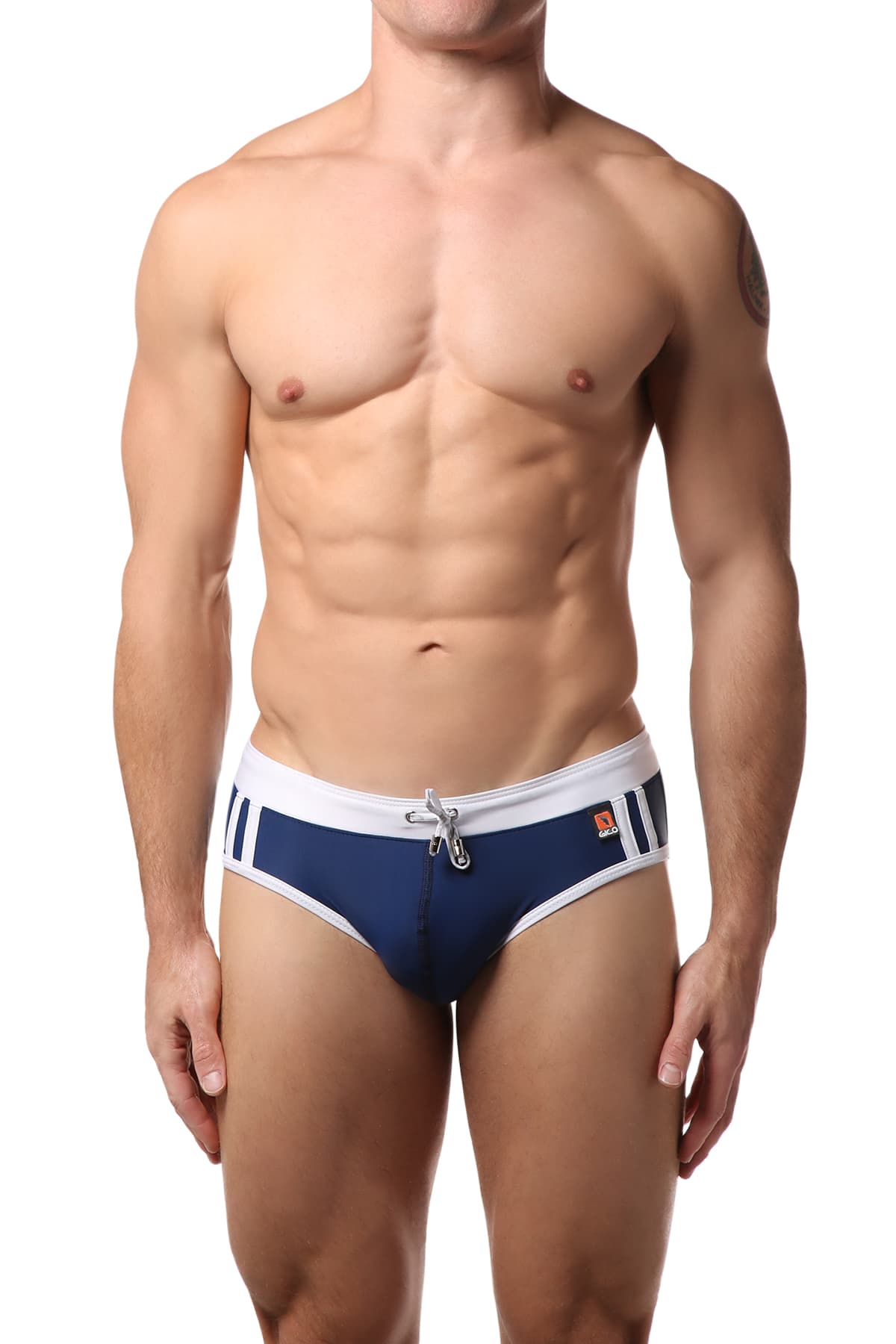 Gigo Blue & White Active Swim Brief