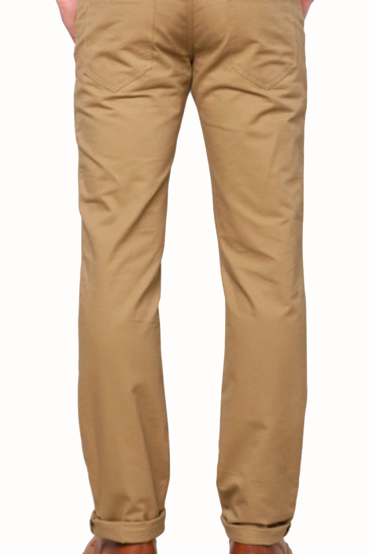 Something Strong Brown Straight Leg 5-pocket Pant