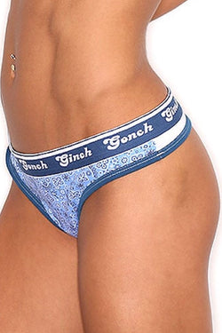 Ginch Gonch Blue Bandana Thong thumbnail 3
