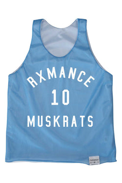 Rxmance Unisex Light Blue Basket Ball Mesh Tank thumbnail 2
