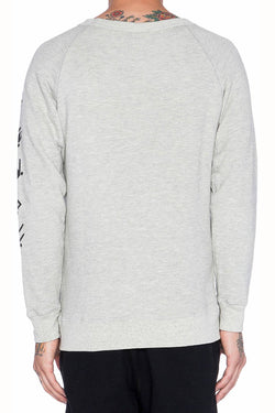 Rxmance Unisex Oatmeal USA Crew Sweatshirt thumbnail 4