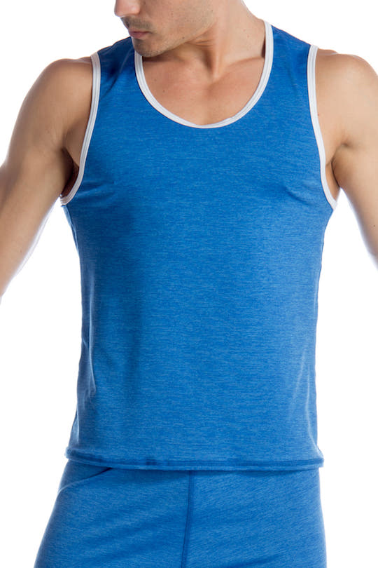 Gigo Blue Racing Tank Top