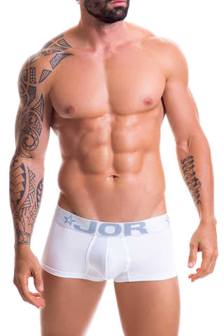 Jor White Basic Boxer-Trunk