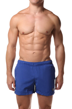 Datch Solid Dark Blue Gladiator Swim Short thumbnail 1