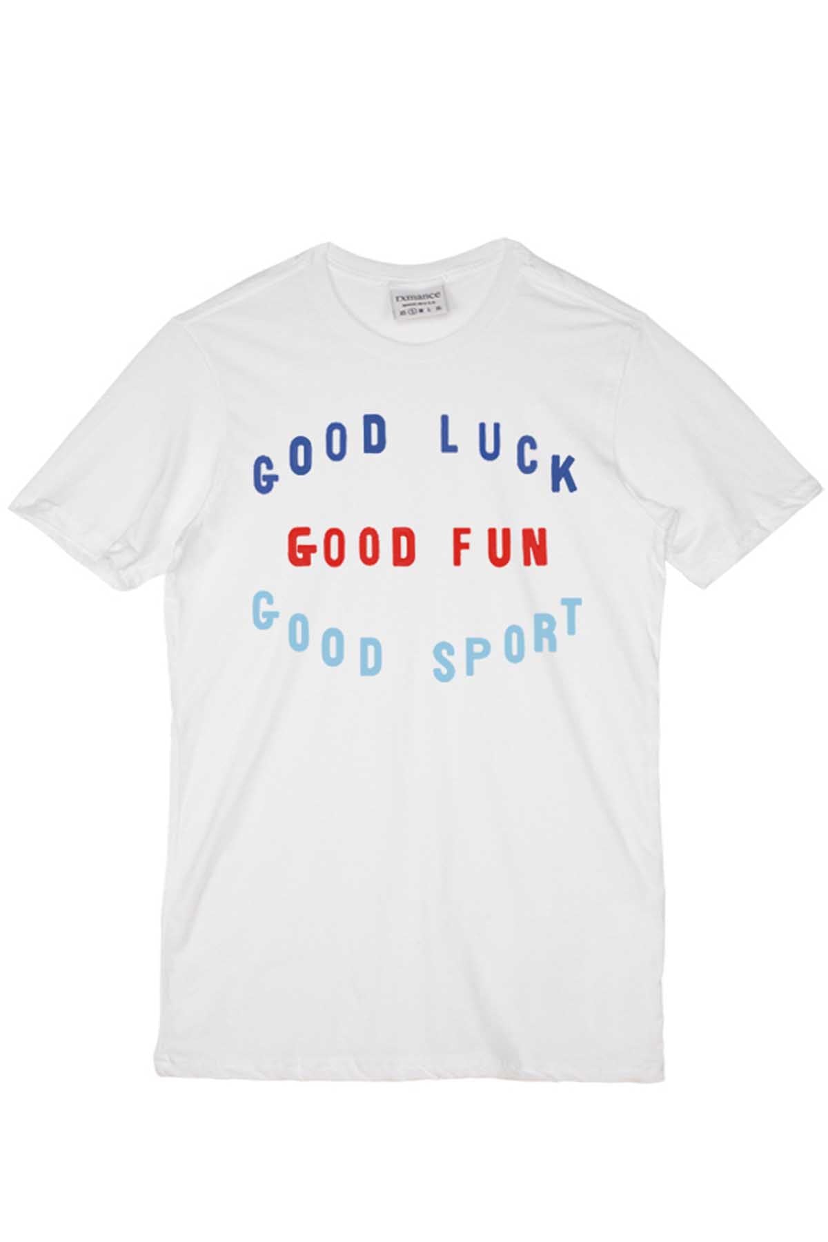 Rxmance White Good Sport Crew Tee