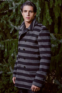 Andres Velasco Black Bilbao Car Coat thumbnail 3