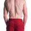 A J Burgundy Decathlon Coach Short W/Pockets