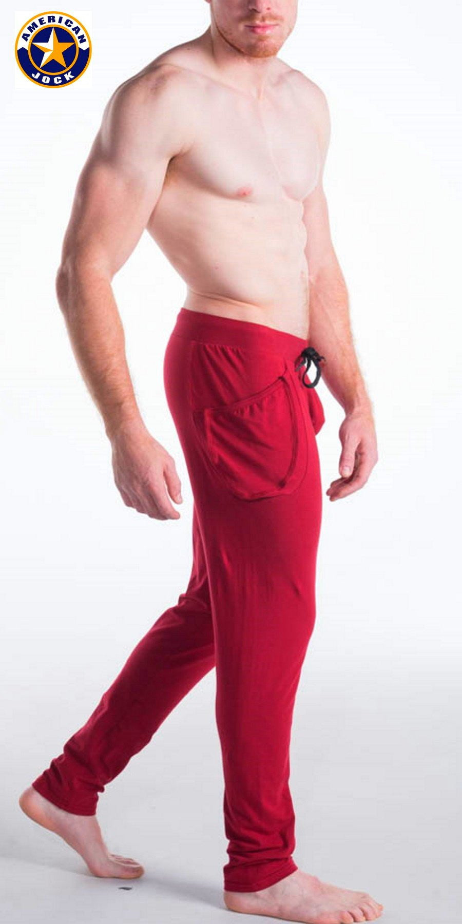 A J Burgundy Decathlon Pant