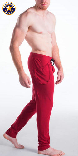 A J Burgundy Decathlon Pant thumbnail 3