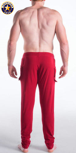 A J Burgundy Decathlon Pant thumbnail 4