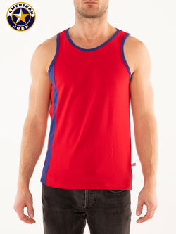 A J Competitor Tank Top Red 8005 thumbnail 2
