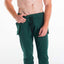 A J Forest Green Decathlon Pant