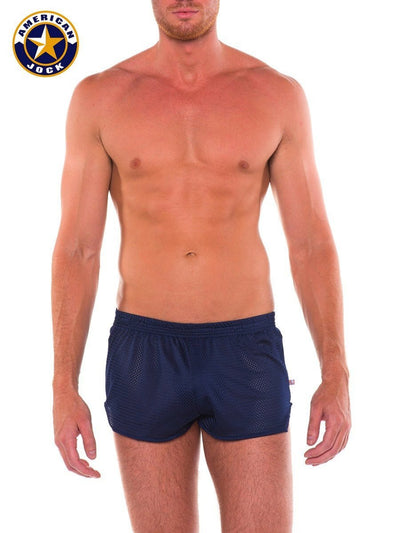 A J Team Mesh Short navy