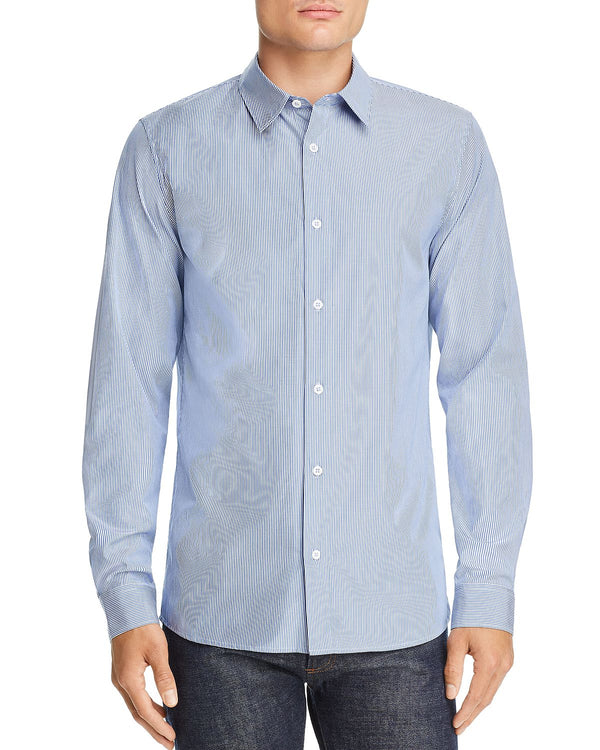 A.p.c. Hector Pinstripe Regular Fit Shirt Blue