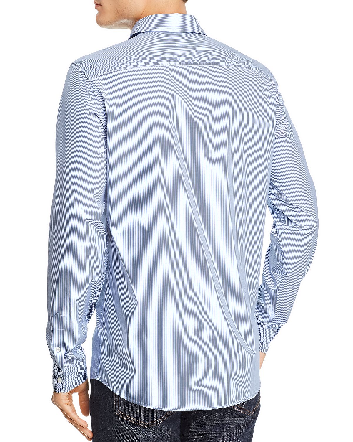 A.p.c. Hector Pinstripe Regular Fit Shirt Blue
