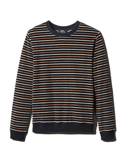 A.p.c. Striped Velour Sweatshirt Dark Navy thumbnail 1