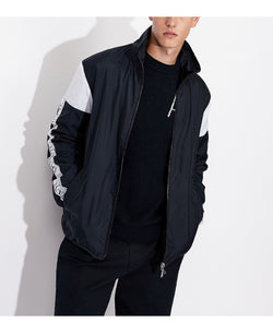 A|x Armani Exchange | Sleeve Logo Stripe Zip-up Navy/White thumbnail 2