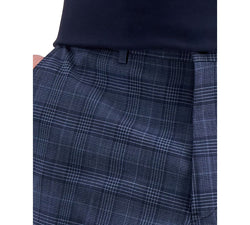 A|x Armani Exchange | Slim-fit Suit Pants Navy Plaid thumbnail 3