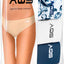 AQS 3Pk Blue Flowers Laser Cut Thong