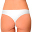 AQS 3Pk Blue Flowers Laser Cut Thong