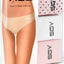 AQS 3Pk Dots Laser Cut Bikini Brief