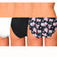 AQS 3Pk Flowers Laser Cut Bikini Brief