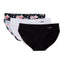 AQS 3Pk Flowers Laser Cut Bikini Brief
