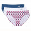 AQS 3Pk Geometric Laser Cut Bikini Brief
