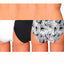 AQS 3Pk Leaves Laser Cut Bikini Brief