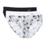 AQS 3Pk Leaves Laser Cut Bikini Brief