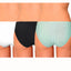 AQS 3Pk Mint Laser Cut Bikini Brief
