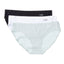 AQS 3Pk Mint Laser Cut Bikini Brief