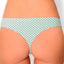 AQS 3Pk Mint Laser Cut Thong