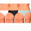 AQS 3Pk Mint Laser Cut Thong