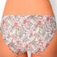 AQS 3Pk Tropical Flowers Laser Cut Bikini Brief