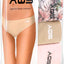 AQS 3Pk Tropical Flowers Laser Cut Thong