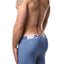 AQS 3pk Grey/White/Dark Blue Striped Boxer Brief 3-Pack